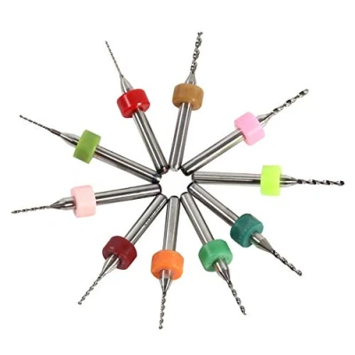 Immagine di Jadeshay Punte da Trapano,10pezzi PCB Micro Trapano 0.6 1.5mm Mini Drill Bits Set per Bigiotteria Circuito Stampato Elettronica