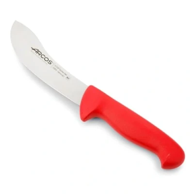 Immagine di Arcos Serie 2900 Coltello Danese Scuoiamento Lama Acciaio Inossidabile Nitrum 160 mm Manico Polipropilene Colore Rosso