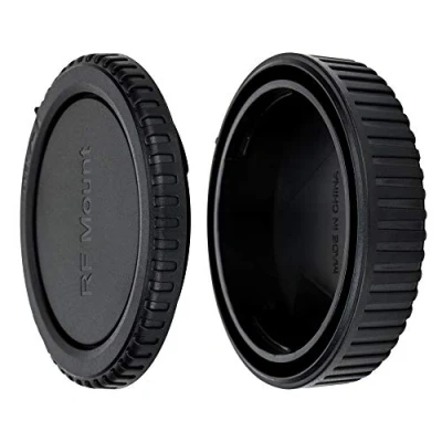 Immagine di JJC Lens Posteriore Cap + Tappo Corpo per Canon EOS R Ra RP R3 R5 R5c R6 R6II R7 R8 R10 R50 R100 Fotocamere Mirrorless RF e Obiettivo (1 Set)