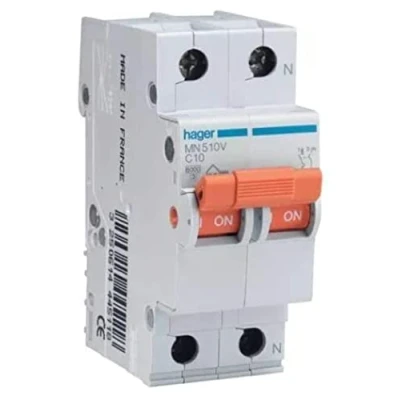Immagine di Interruptor automático magnetotérmico serie MN, 1P+N, 10A, curva C, 6kA