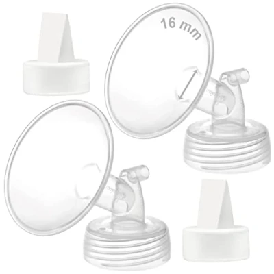Immagine di Maymom Valvola a flangia e becco d&#039;anatra da 16 mm compatibile con Spectra S1 S2 9 Plus Parti della pompa Spettri Flangia.