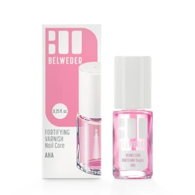Immagine di BELWEDER Smalto per unghie AHA 1 x 7,5 ml fragili, spalmate e fragili trasparente fortifica &amp; liscia arricchito con acidi di frutta