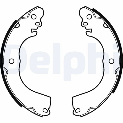 Immagine di DELPHI LS2111 Ganasce Freno 203mm 32mm MITSUBISHI: Mirage / Space Star Hatchback