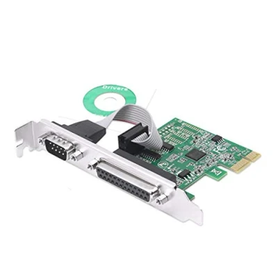 Immagine di CERRXIAN scheda di espansione parallela seriale combinata da PCIe a RS232 DB9 seriale+DB25 PCI E 1x controller