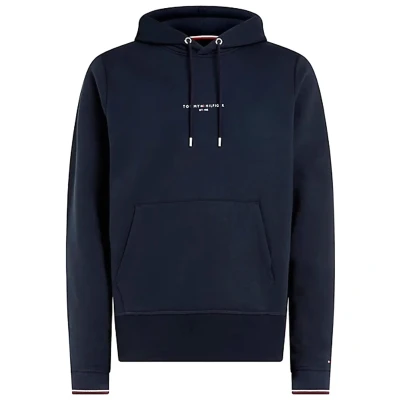 Immagine di Tommy Hilfiger Uomo Felpa con Cappuccio, Blu (Desert Sky), XS