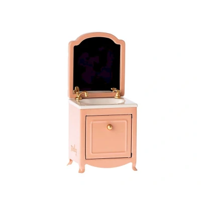 Immagine di Mobile con Lavabo e Specchio Beige Maileg Mini