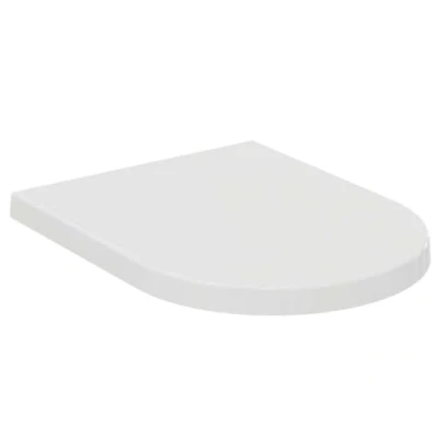 Immagine di Ideal Standard Blend Curve copriwater originale con chiusura rallentata. Dotato del sistema di sgancio rapido. Bianco