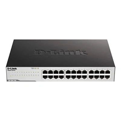 Immagine di D Link GO SW 24G Switch Gigabit 10/100/1000 Mbps, Plug&amp;Play, 24 Porte, Nero