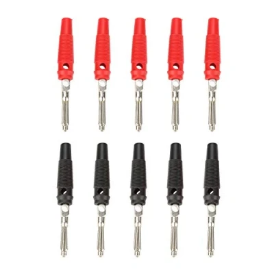 Immagine di Walfront 10pz P3008 Connettori Altoparlanti 4 mm Connettore Casse Spine a Banana Test Sonde Binding Post
