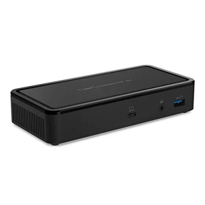 Immagine di Belkin Dock Thunderbolt 3 Plus con Cavo Da 0.8 m (Dock per Macos e Windows), Supporto Doppio Monitor 4K a 60 Hz, Velocità Fino 40 Gbps, Ricarica Upstream W