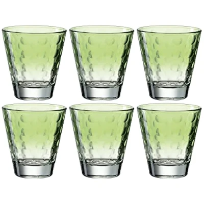 Immagine di LEONARDO HOME OPTIC 025898 Set di 6 bicchieri da 215 ml, colore: Verde chiaro