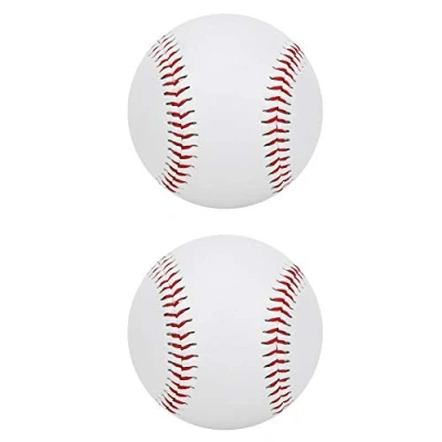 Immagine di Baseball morbidi, 2 pezzi PU elastico imbottitura morbida Trainning Base resistente all&#039;usura Batting Practice Softball Leg Bat Hit(Baseballs)
