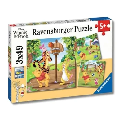Immagine di Ravensburger, Winnie the Pooh, 3x49 Pezzi, Puzzle per Bambini, Età Consigliata 5+, Multicolore, 0, 05187 8