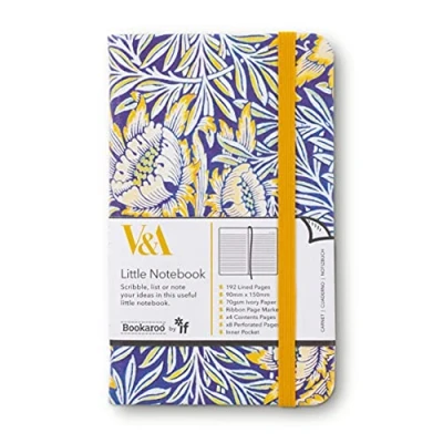 Immagine di IF Bookaroo V&amp;A A6 notebook, 192 pages, lined, Morris Tulip &amp; Willow