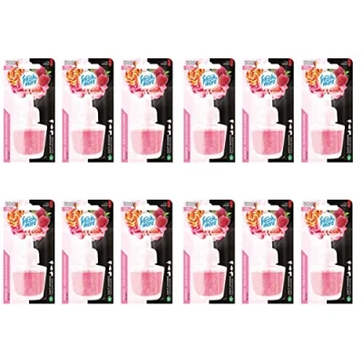 Immagine di Fresh&amp;More 12 flaconi di ricarica fiori lampone e caramelle, per spine profumo elettroniche, 19 ml