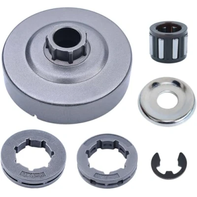 Immagine di Kit Frizione 3/8&#039;&#039; 7d per STIHL 034 036 MS340 MS360 Motosega, AUMEL 7 denti + Pignone Cuscinetto Rondella E clip Accessorio Motoseghe Pezzi di Ricambio