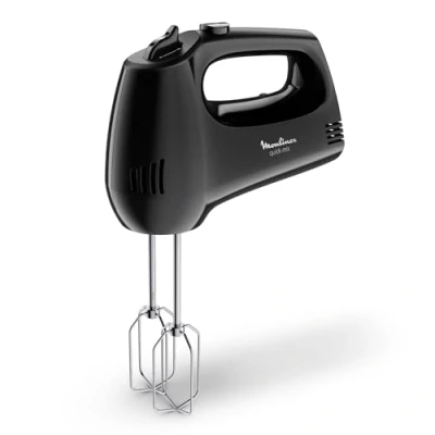 Immagine di Moulinex Quick Mix Sbattitore, Veloce e potente, Robusto ed efficiente, Maniglia ergonomica, Nero, HM3108B1