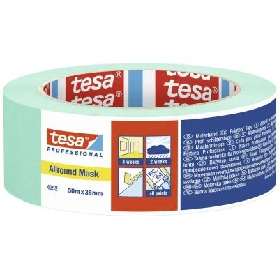 Immagine di tesa ALLROUND MASK 04352 00003 00 Nastro crespato Menta (L x L) 50 m 38 mm 1 pz.