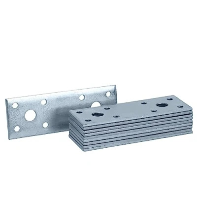 Immagine di HELPMATE 12 Connettori piatti 35 x 100 mm in legno galvanizzato e passivato blu Piastra di collegamento con eccellente anticorrosione, stabile durevole Montaggio semplice
