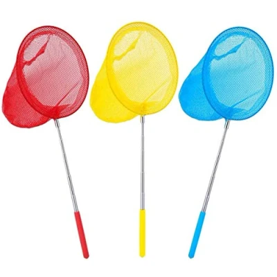 Immagine di LUOXIAQIFEI Bambini Rete da Pesca Retino per Farfalle Bug Farfalla Estensibile Garden Insect Bird Net Kids Catcher 3 Confezioni