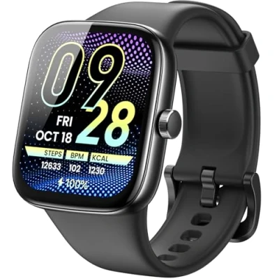Immagine di TOZO S7 Smartwatch Bluetooth Call 1,85 “AMOLED Ultra HD Screen, quadranti dinamici messaggi Push 100 + sport, rilevare la salute umana con lunga durata della batteria Touch Screen Watch