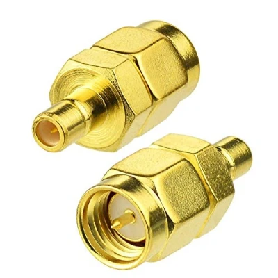 Immagine di Bingfu Adattatore per Antenna Autoradio DAB SMB Femmina a SMA Maschio Convertitore RF Connettore 2 pezzi Clarion Alpine JVC Ham Radio Pioneer +