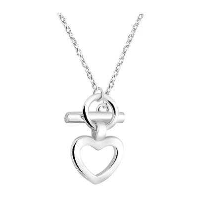 Immagine di Sofia Milani Collana da Donna in Argento 925 Ciondolo a Cuore Barra Cerchio N0662