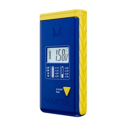 Immagine di Varta Tester batterie LCD Battery Test Campo di misura (tester batterie) 1,2 V, 1,5 3 9 V Batteria ricaricabile, Pila 00893 101 111