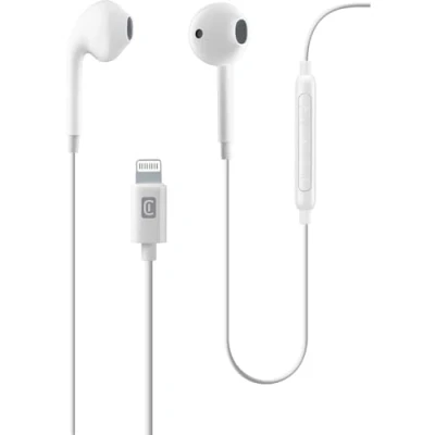 Immagine di cellularline EAGLE Auricolari a capsula con filo e microfono Connettore Lightining Colore Bianco