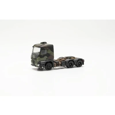 Immagine di Herpa modello di camion Mercedes Benz Arocs 6x4 trattore rigido &quot;Forze armate tedesche&quot;, in scala 1:87, pezzo da collezione, tedesco, statuetta plastica