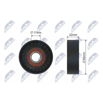 Immagine di NTY RNK AU 055 Galoppino/Guidacinghia, Cinghia trapezoidale 65mm