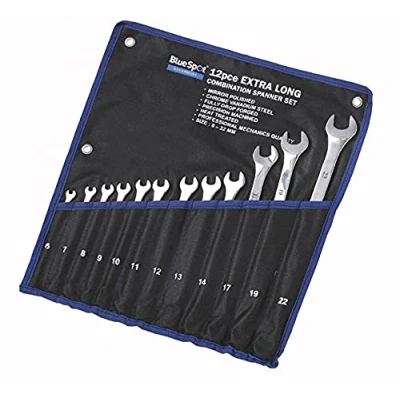 Immagine di Bluespot tools 4124 B/punto extra lunga pettine chiave set (12 pezzi)