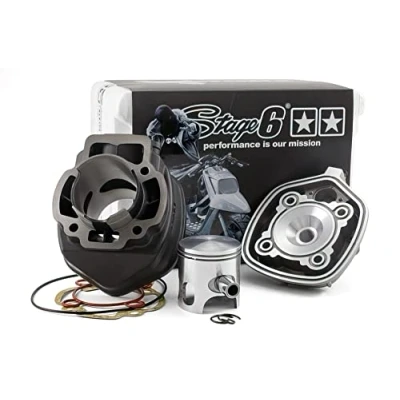 Immagine di zylinderkit Stage6 streetrace 70 CC, in ghisa, D = 47 mm per Piaggio LC