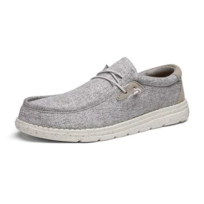 Immagine di Bruno Marc Mocassini da Uomo Slip on Scarpe Classiche Casual Morbide e Confortevoli Beige BLS211 Taglia 47EU/13US