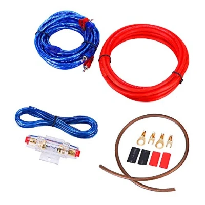 Immagine di Mintice kit cablaggio amplificatore auto subwoofer audio AMP RCA cavo Cavi di alimentazione Fusibile AGU 14 calibro GA AWG installazione filo connettore titolare settore automobilistico furgone