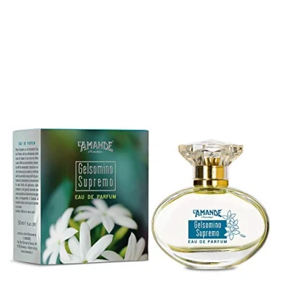 Immagine di L&#039;AMANDE Profumo Narciso Fresco e Fiorito con Note di Rosa Ylang Ylang, dai Profumi Ambra Legno Cedro, Eau de Parfum Sentori Caldi Gelsomino Supremo, 50 ml