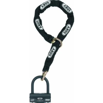 Immagine di ABUS U lock 58/140HBIII100 catena 12KS80Loop Lucchetto per moto con cilindro XPlus e omologazione SRA