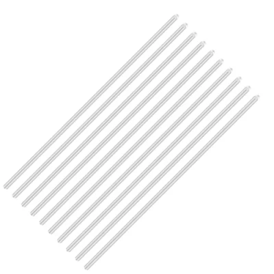 Immagine di LAVMHAB asta rotonda in alluminio 6063, 2 mm x 100 mm, alluminio, per modelli fai da te (10 pezzi)