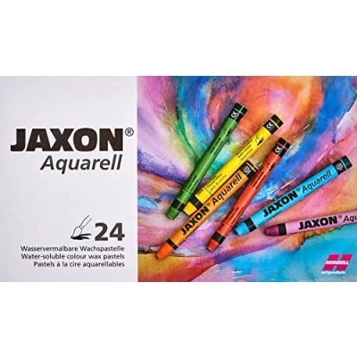 Immagine di Jaxon Watercolour Matite colorate, 24 colori assortiti