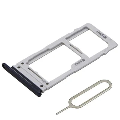 Immagine di MMOBIEL Doppio Vassoio Carta SIM Compatibile con Samsung Galaxy S10e 2019 Porta Scheda incl Il Pin della Nero