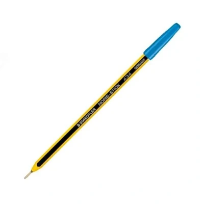 Immagine di Staedtler Noris Penne Blu con Fusto Esagonale Ergonomico, Set di a Sfera Punta Fine Ideali per Cancelleria Scuola Università Ufficio e Cartoleria, Materiale Scolastico, Lunga Durata, 20 Pezzi