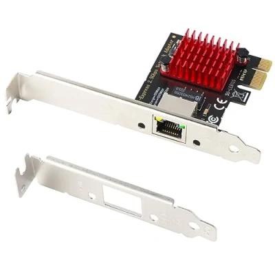 Immagine di Buitrea PCIe Scheda di Rete 2.5 Gigabit, 2.5GBase T Realtek RTL8125B 2500/1000/100Mbps PCI Express Gigabit Ethernet RJ45 LAN Controller, Supporta Windows/Linux/Mac