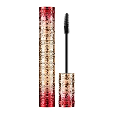 Immagine di mascara nero per ciglia impermeabile e a lunga durata, in fibra di seta, volume lunghezza del trucco gli occhi, regalo conchiglia rosso fortunato (1 pz.)