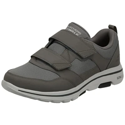 Immagine di Skechers Gowalk 5 Wistful Scarpe da Ginnastica Camminata in Rete con Velcro, Uomo, Cachi, 45.5 EU X Larga