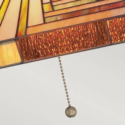 Immagine di Elstead Lampada a sospensione Stephen con paralume tiffany