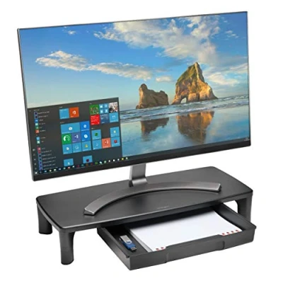 Immagine di Kensington Supporto per Monitor con Cassetto Regolabile Smartfit Accessori da Ufficio, Ripiano Scrivania una Ordinata, K55725Eu