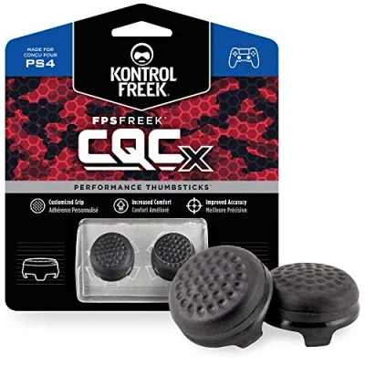 Immagine di KontrolFreek CQCX Levette per PlayStation 4 Controller (PS4) 2 medie convessi Performance Nero