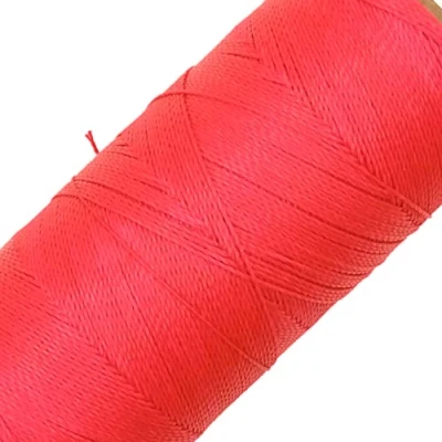 Immagine di LINHASITA, Rocchetto di Filo Cerato, 100 g, 360 m, 0,5 mm Spessore, in Poliestere, per macramé, 30 Colori Neon Rosa