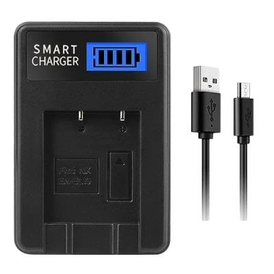 Immagine di Btgghytr EN EL19 Batteria per fotocamera con schermo LCD S4150 S4200 S4300 S4400 S5200 S6400 S6500 S6600 S6900 S7000