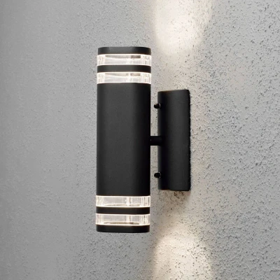 Immagine di Konstsmide Modena Up &amp; Down Big 7516 750 Lampada da parete per esterno Lampadina Alogena GU10 70 W Nero